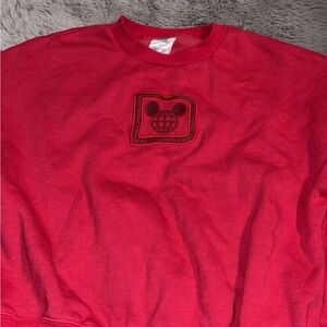 Disney Red Sweatshirt